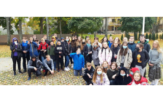 „Baltijos“ pagrindinės mokyklos aštuntų klasių mokiniai dalyvavo orientacinėse varžybose „Ar pažįsti Palangą?