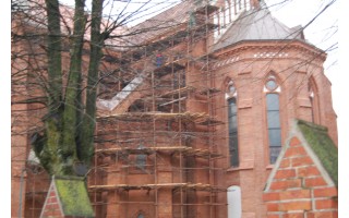 Vyksta bažnyčios restauravimo darbai