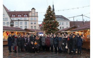 Vlado Jurgučio pagrindinės mokyklos pedagogai vyko apdovanojimų į Estiją